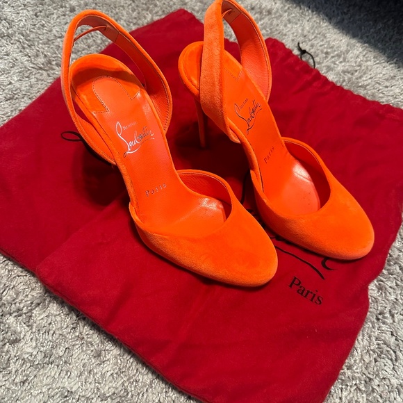 Authentic Louboutin Slingback Pump - Picture 1 of 5